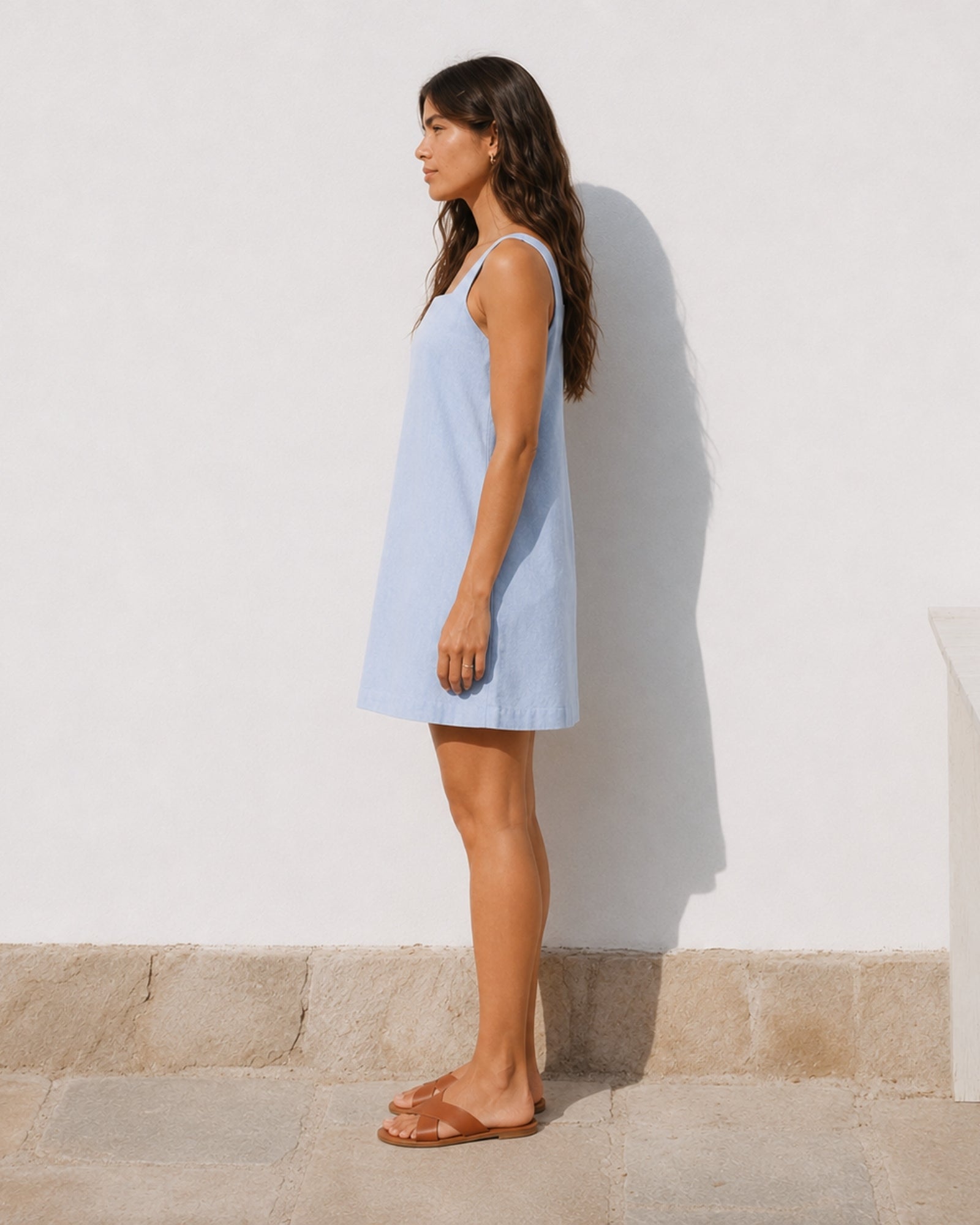 Linen Mini Dress