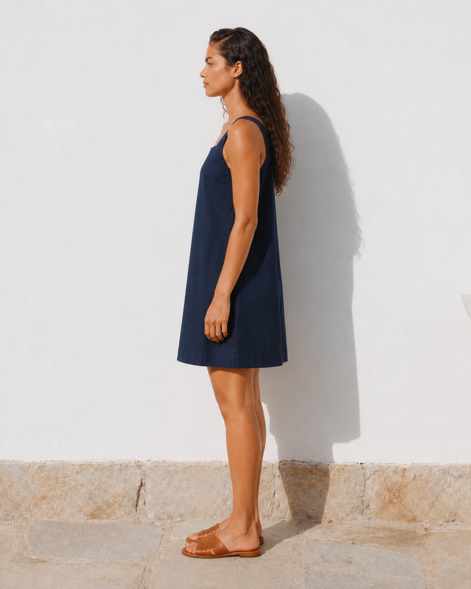 Linen Mini Dress