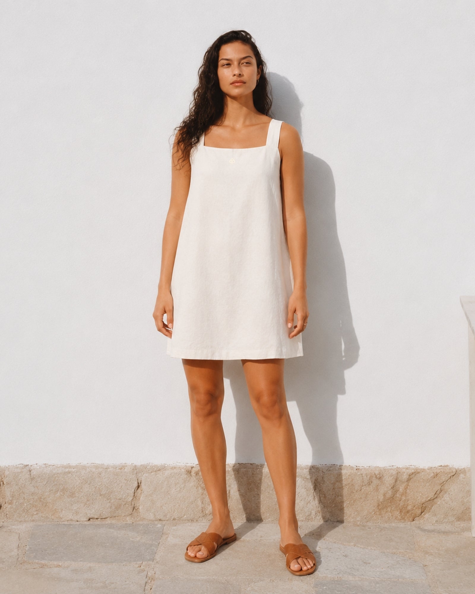 Linen Mini Dress