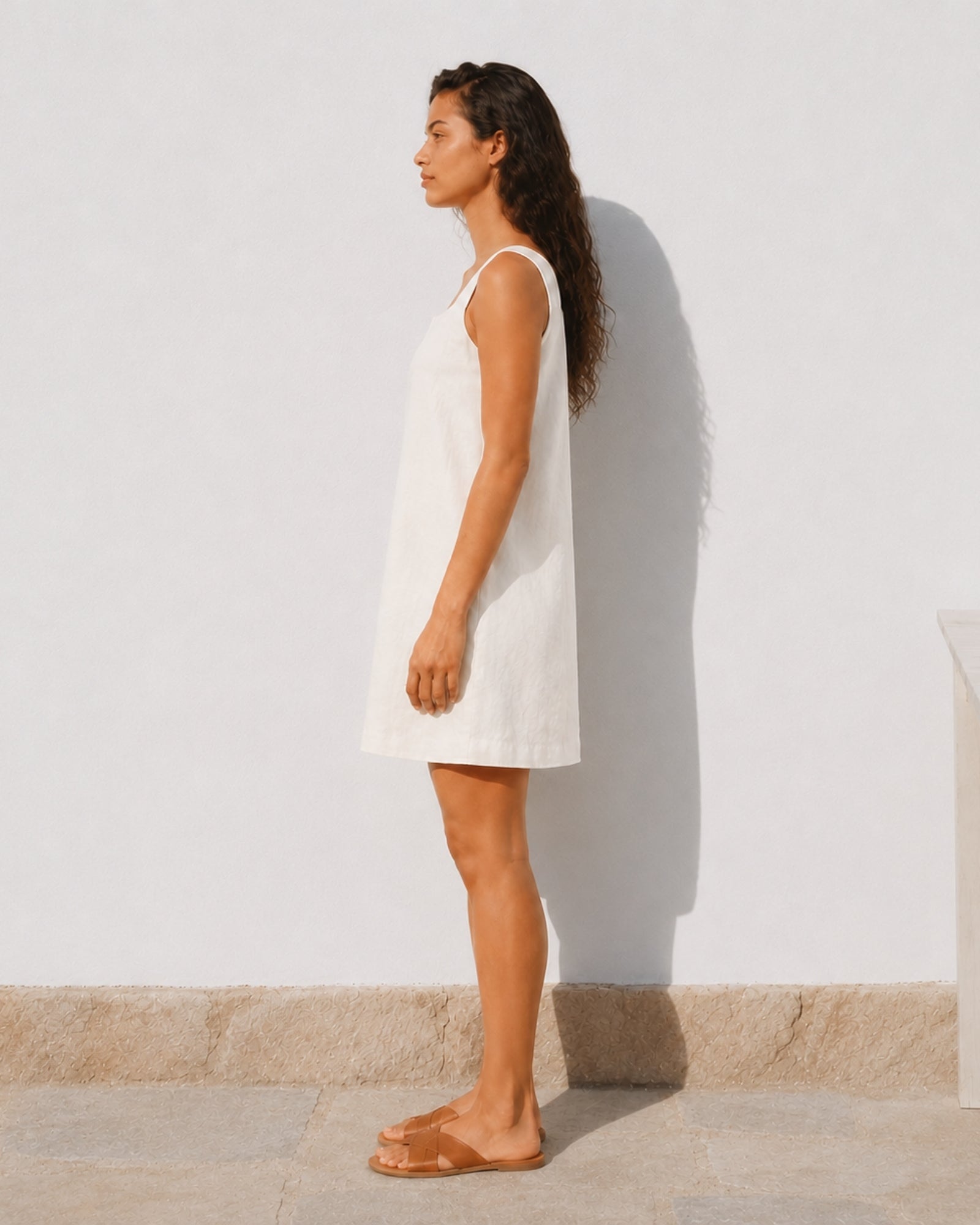 Linen Mini Dress