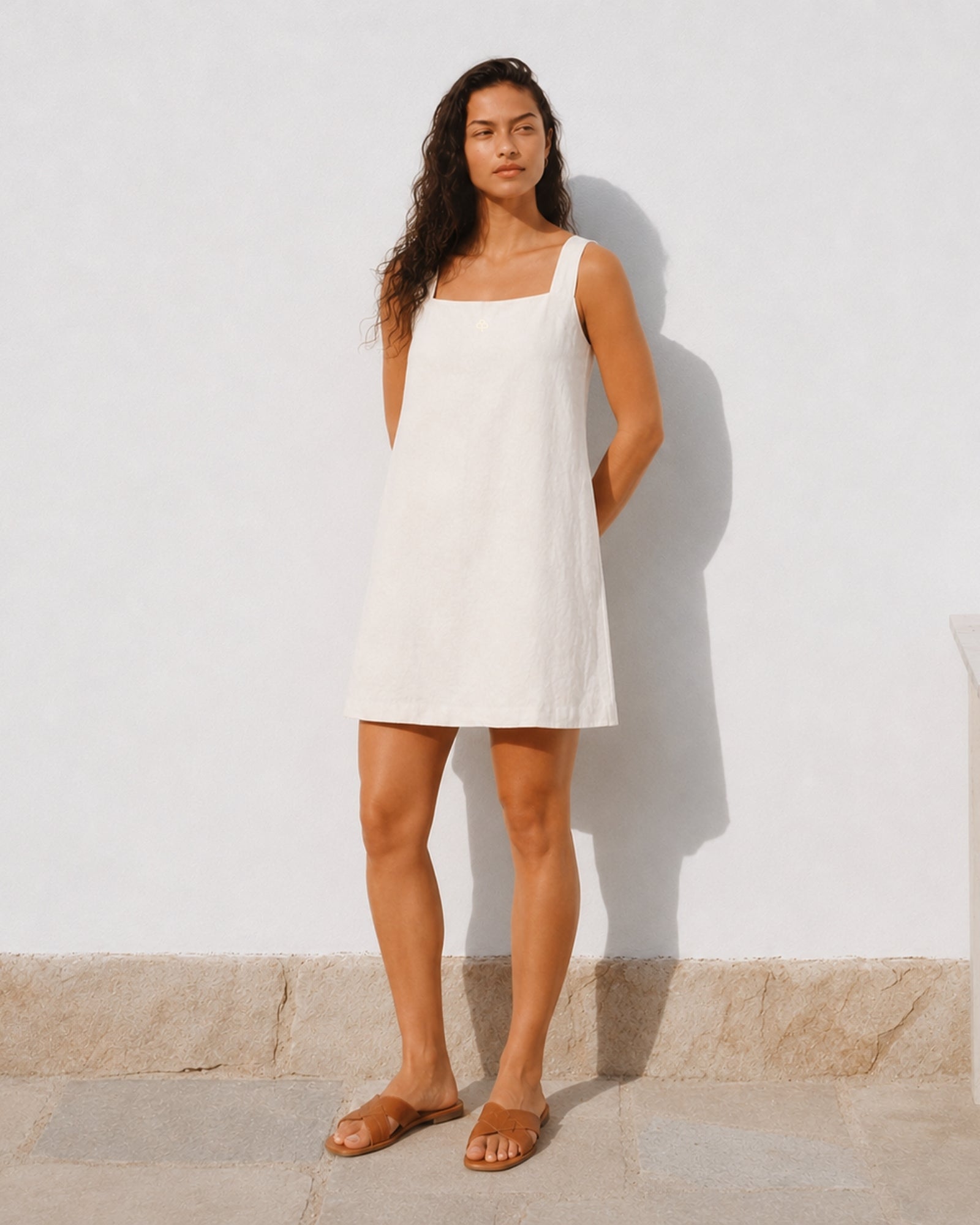 Linen Mini Dress