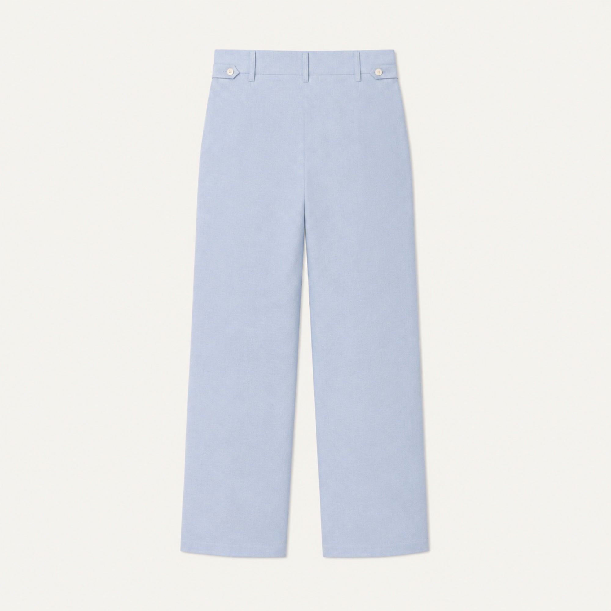 Leinenhose mit geradem Bein für Damen