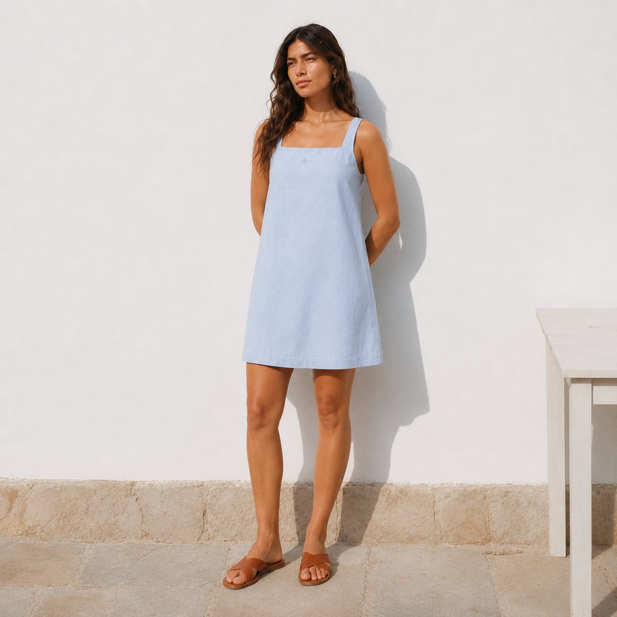 Linen Mini Dress