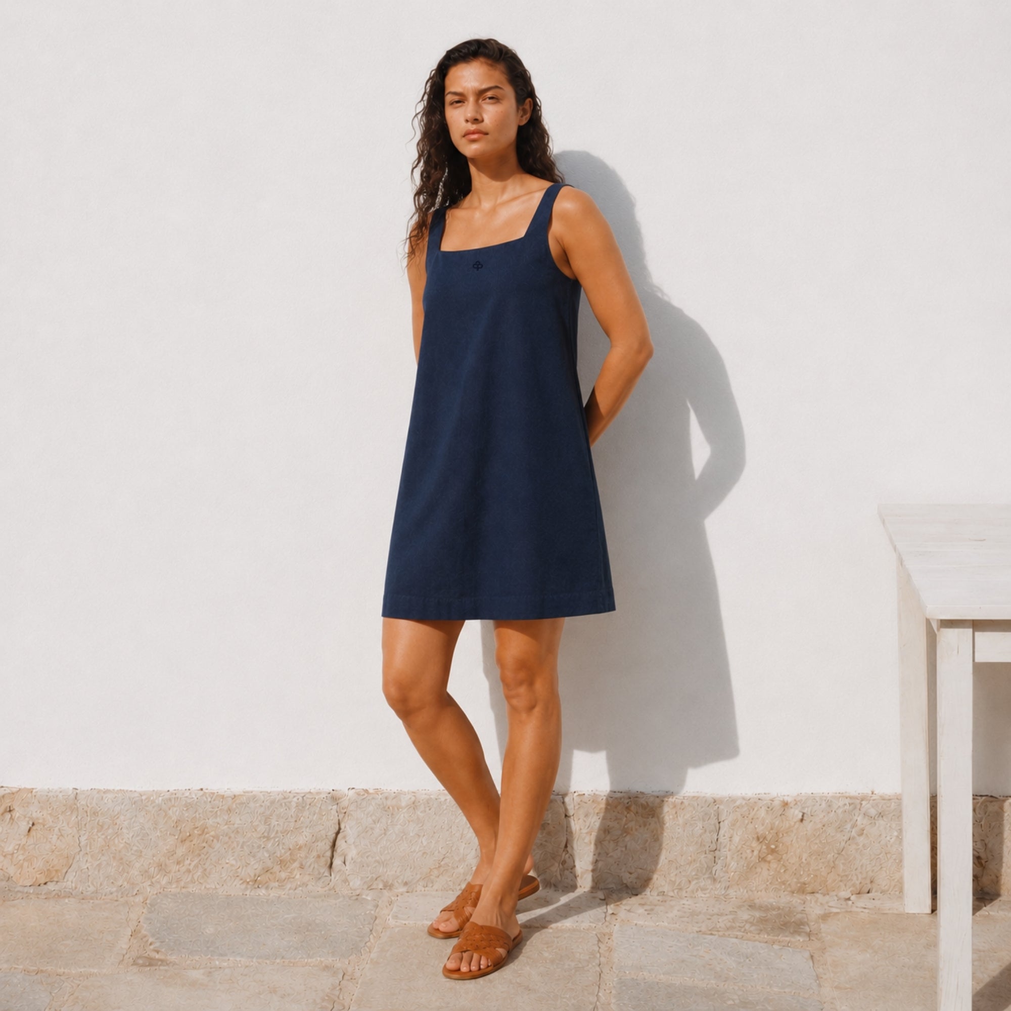 Linen Mini Dress