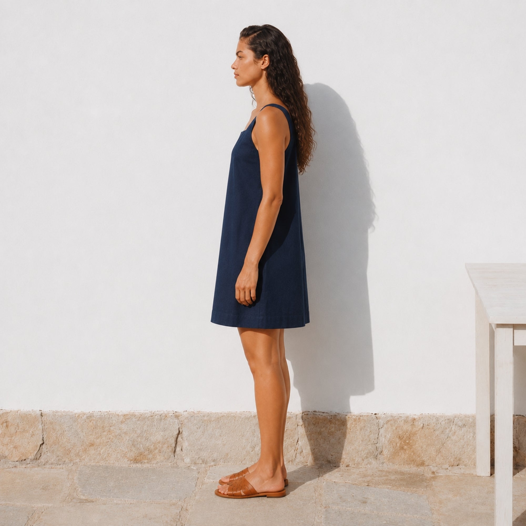 Linen Mini Dress