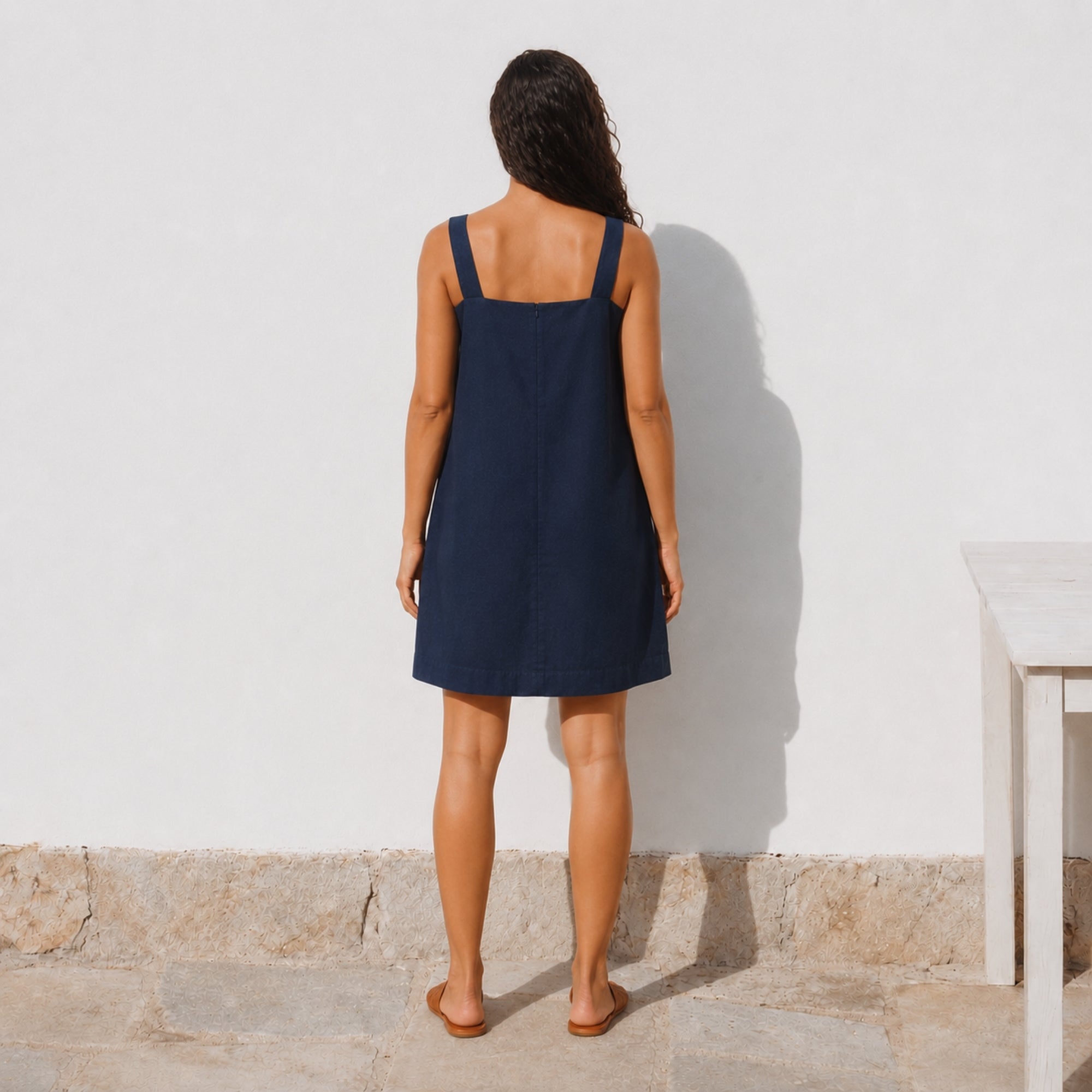 Linen Mini Dress