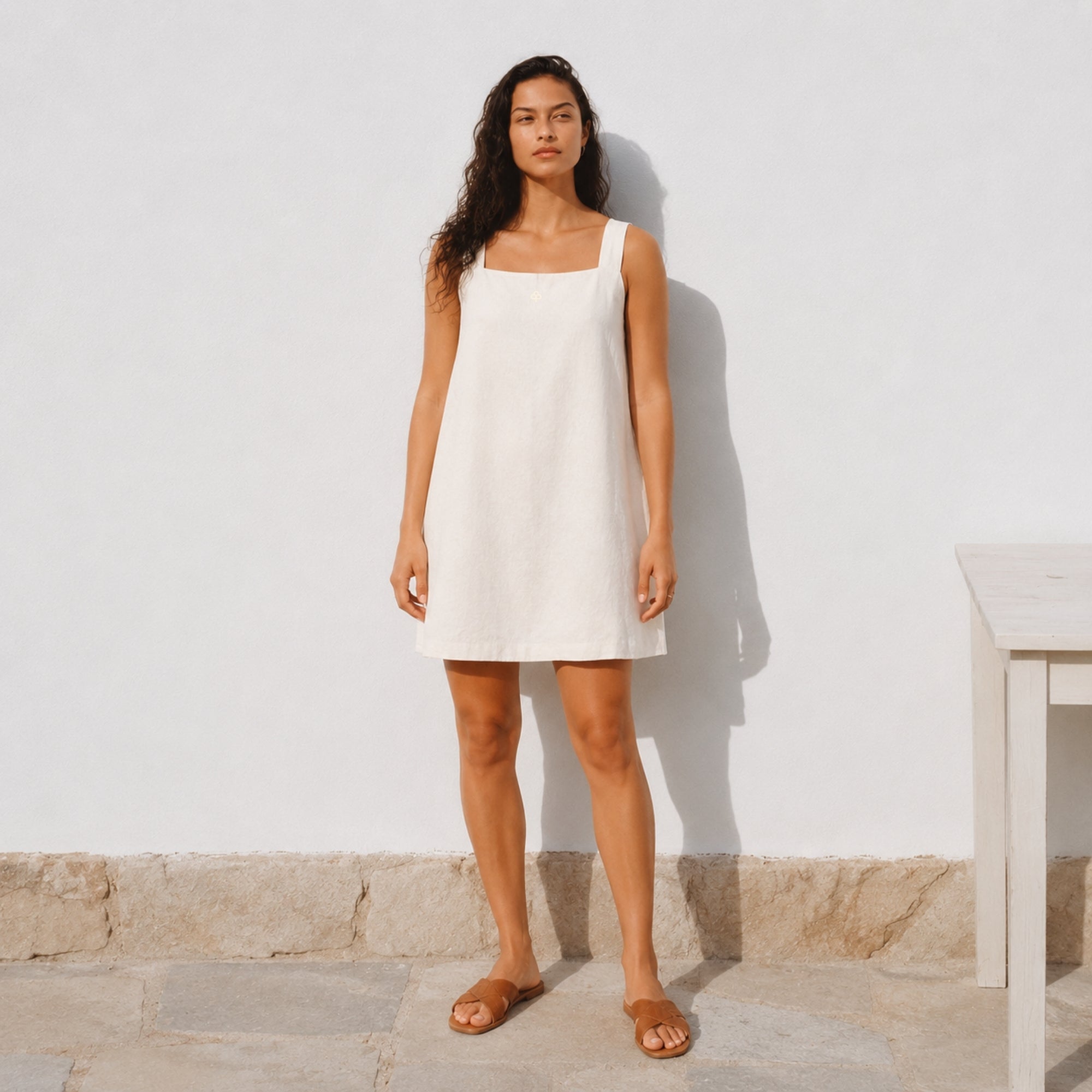 Linen Mini Dress