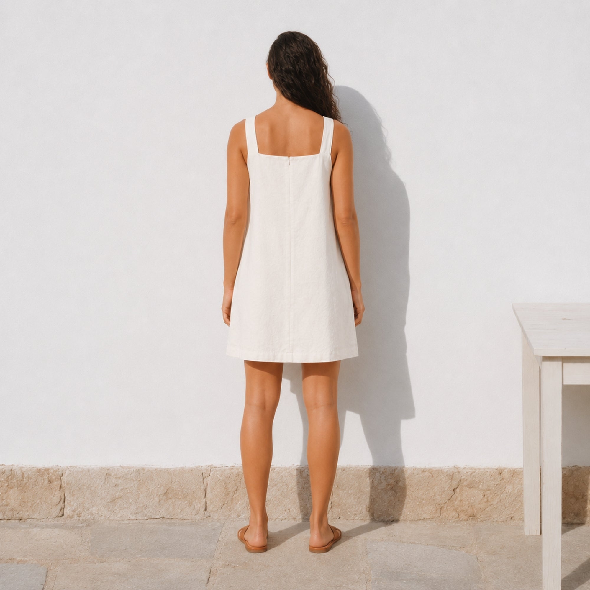 Linen Mini Dress