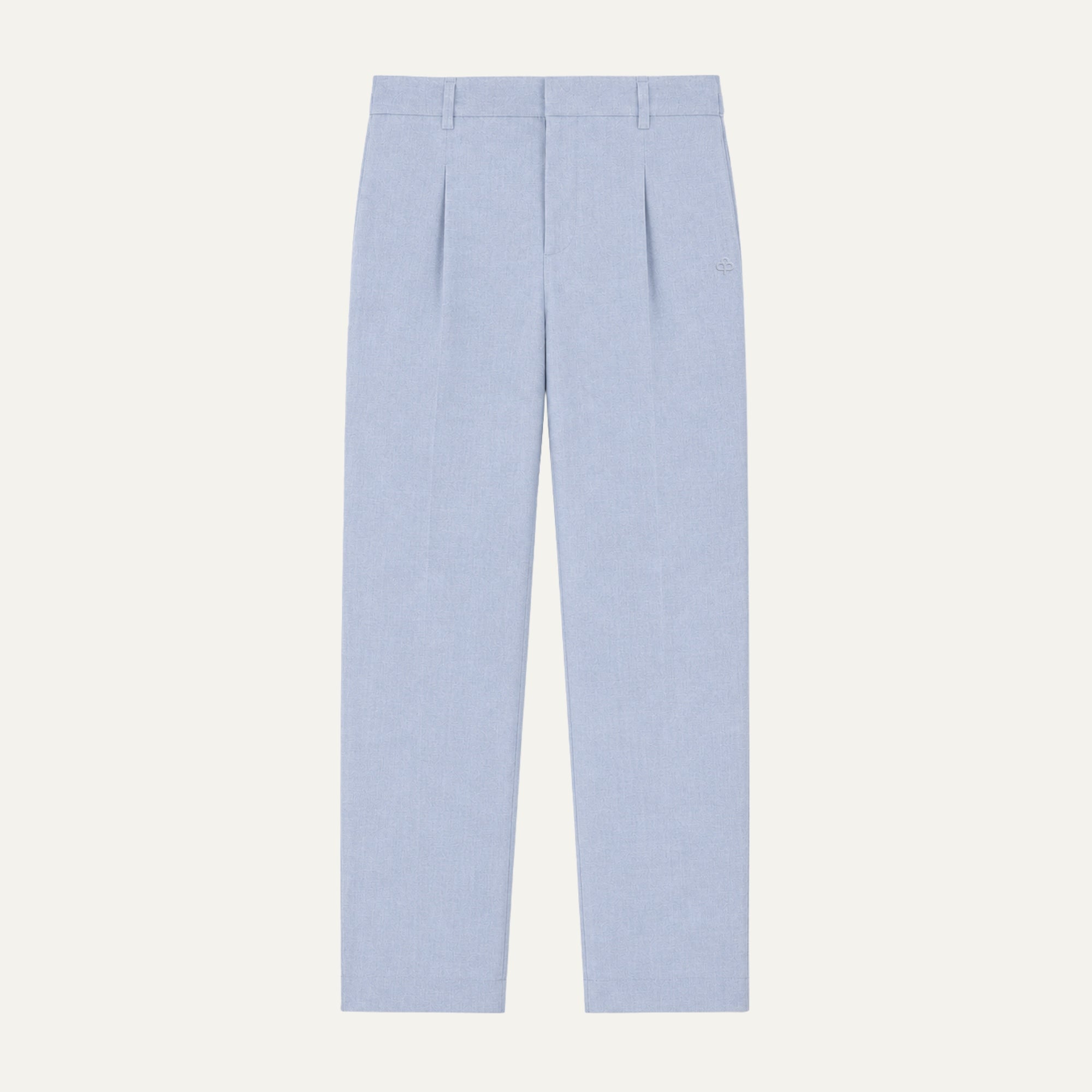 Leinenhose mit geradem Bein für Damen